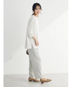 Green Parks バー付き７分袖ブラウソー