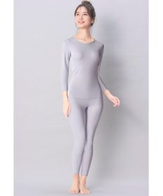 Wing あったかインナー 綿100％(肌側) やさしい肌ざわり 軽い 8分袖 長袖 ネックせまめ 秋 冬 EL2951 ウイング／ワコール