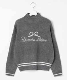 Feroux レタードハイネック プルオーバー