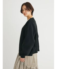 Green Parks ・ＥＬＥＮＣＡＲＥ　ＤＵＥパールトッパーカーディガン