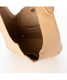 UNBILLION カシュカシュ cachecache / セミ合皮ホーボーバッグＬ