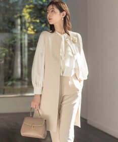 組曲 【KUMIKYOKU NAVY】コンフォータブルドレープ ジレ