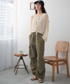 WEGO メッシュニットカーデ