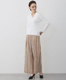 ICB L サッカードビーストライプ ワイドパンツ