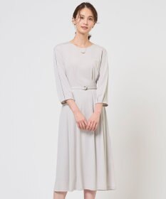 J.PRESS LADIES S トリアセスムース フレア ワンピース
