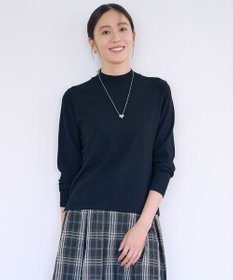 J.PRESS LADIES 【人気のため新色追加】PRINCE ハイネック ニット ブラック系