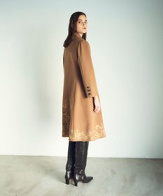 GRACE CONTINENTAL 刺繍ウールコート