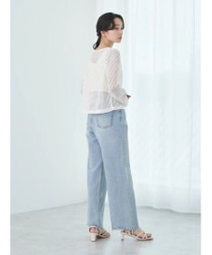 earth music&ecology ＳＥＴ２点メッシュカーディガン＋インナー