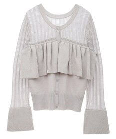 Green Parks ２ＷＡＹ　ラッフル切替ニットトップス