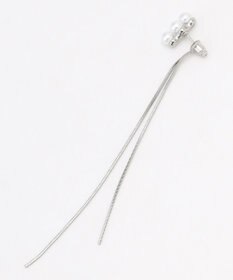 ANY 【WEB限定】ロングチェーンパールピアス（両耳用）