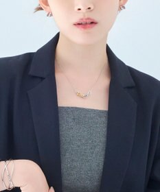 Phoebe 【金属アレルギー対応】ミックスループメタルネックレス　シルバー　ニッケルフリー