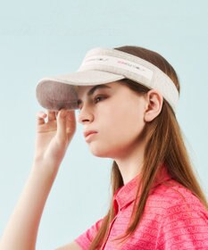 23区GOLF 【WOMEN】ダンボールニット バイザー