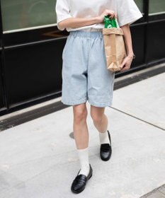 WEGO 【ユニセックス着用ITEM/ウエストゴム】リラックスイージーショーツ