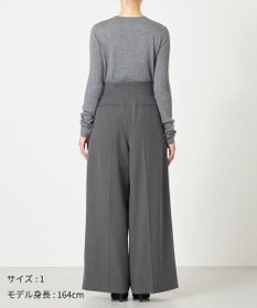 NAVE 【Nave・洗える】2WAYツイル ワイドパンツ
