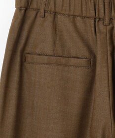 自由区 デニムライクツイルワイド パンツ