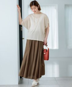 23区 【SLOW/一部店舗限定】ブライトヴィンテージクロス スカート