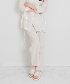 Bridget Birkin 【Bridget Birkin】サイドカットビジューウェッジミュールサンダル