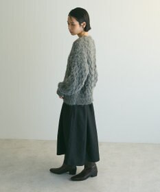 Green Parks armonia．シャギーケーブルニット