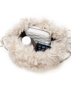 UNBILLION カシュカシュ cachecache / ベビーラム風巾着ミニバッグ