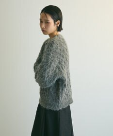 Green Parks armonia．シャギーケーブルニット