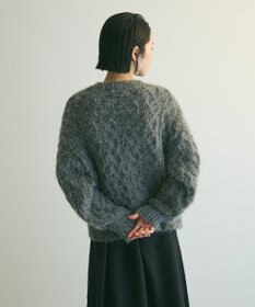 Green Parks armonia．シャギーケーブルニット