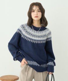 earth music&ecology オーロララメノルディックチュニック