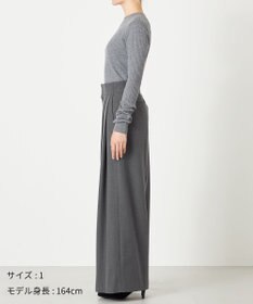 NAVE 【Nave・洗える】2WAYツイル ワイドパンツ