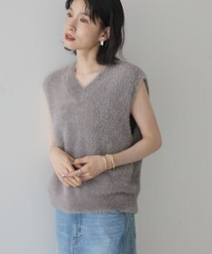 AMERICAN HOLIC 【選べる丈】シャギーニットベスト