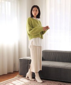 Green Parks 起毛シャギーカーディガン