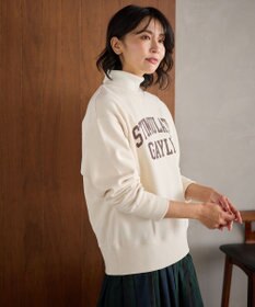 ANY 【洗濯機可】裏起毛スウェットロゴプルオーバー