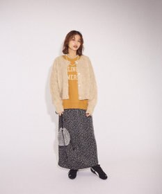 Green Parks 起毛シャギーカーディガン