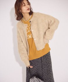 Green Parks 起毛シャギーカーディガン