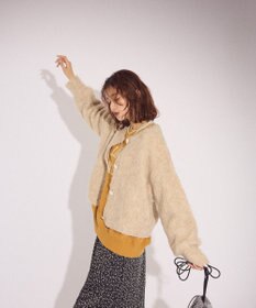 Green Parks 起毛シャギーカーディガン