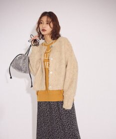 Green Parks 起毛シャギーカーディガン