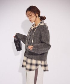 Green Parks 起毛シャギーカーディガン