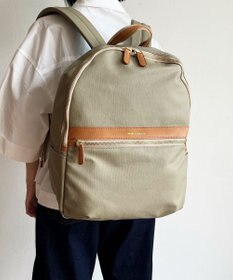 Hekhèr Le Style de Vie 【日本製 / A4サイズ対応/汚れにくい】PUコットンキャンバス リュックサック
