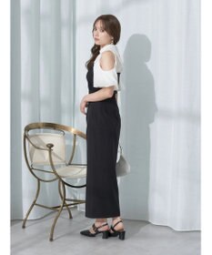 earth music&ecology オープンショルダードッキングプルオーバー