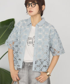AMERICAN HOLIC アートレース半袖シャツ