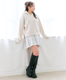 Feroux プリーツミニ スカート