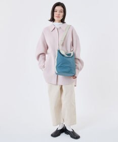 LeSportsac CONVERTIBLE BUCKET BAG/ブルーインディゴ/ベージュ