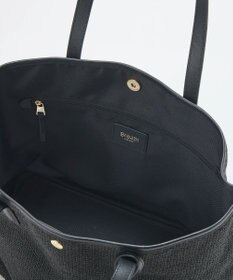 TOPKAPI 【Breath TOPKAPI】レザーコンビ 雑材風 シンプル トートバッグ チャーム付き　A4 / 軽量