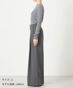 NAVE 【Nave・洗える】2WAYツイル ワイドパンツ