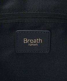 TOPKAPI 【Breath TOPKAPI】レザーコンビ 雑材風 シンプル トートバッグ チャーム付き　A4 / 軽量