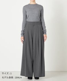 NAVE 【Nave・洗える】2WAYツイル ワイドパンツ