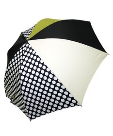 +RING レディース向け プラスリング 長傘 60cm BLK/GRN T1347