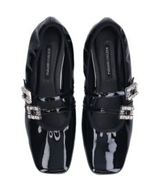 Bridget Birkin 【PARADIS COULEUR】ビジューバックルダブルストラップバレエ