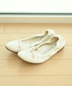 nouvelleRobe Oū 【本革・高反発】Round ラウンドトゥ 型押しバレエシューズ