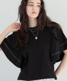 Green Parks ■ＥＳＣＡＲ　バイカラーｓｔフレアスリーブＴＥＥ