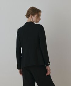 GRACE CONTINENTAL パールボタンノーカラージャケット