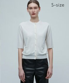 BEIGE， 【S-size】VALOIS / 半袖カーディガン